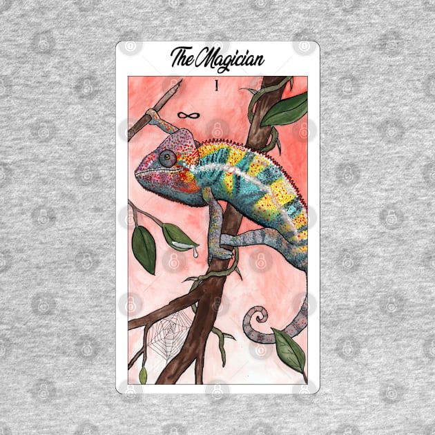 The Magician Chameleon Card by Heather Dorsch Creations